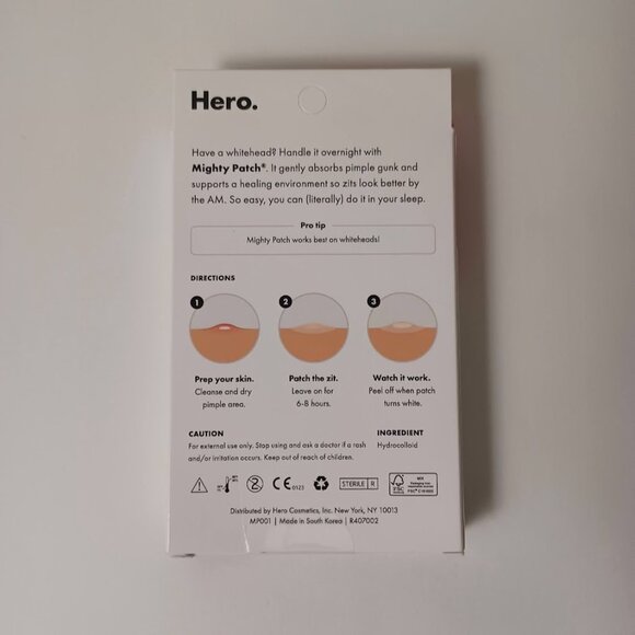 Mighty Patch The Original NEW (1) Box (36) Count Nighttime Blemish Patch -SEALED - Picture 2 of 4